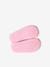 Slippers with Zip, Made in France, for Babies printed pink 