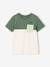 Colourblock T-Shirt for Boys BLUE MEDIUM SOLID WITH DESIGN+English green+mint green+ochre+ORANGE MEDIUM SOLID WITH DESIG 