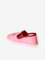 Elasticated Canvas Slippers for Children pale pink+printed pink+rose 