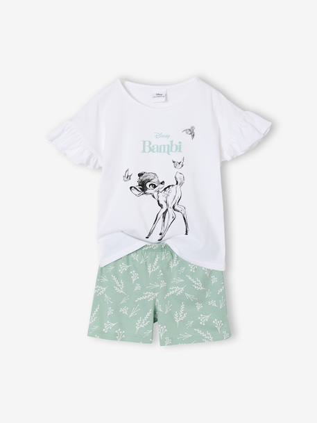 Girls' Bambi DISNEY ANIMALS pyjama short set grey blue 