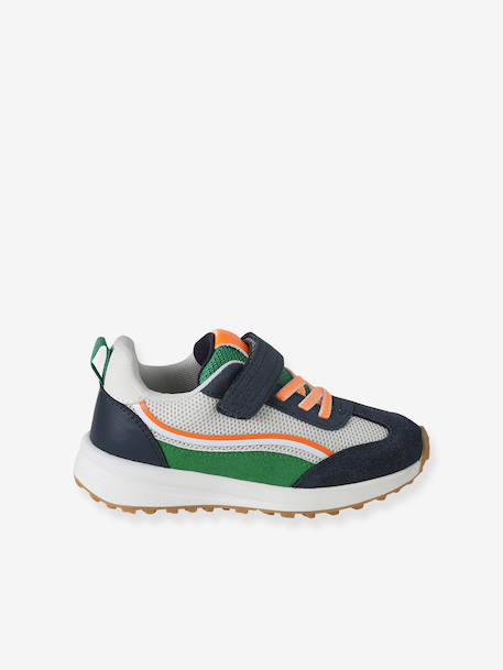 Laces & Hook-and-Loop Trainers for Children, Designed for Autonomy printed blue+set beige+set blue 