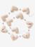 Cotton gauze heart garland ecru 