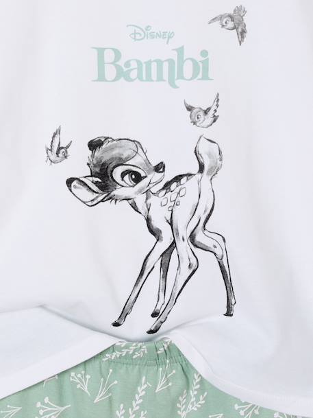 Girls' Bambi DISNEY ANIMALS pyjama short set grey blue 