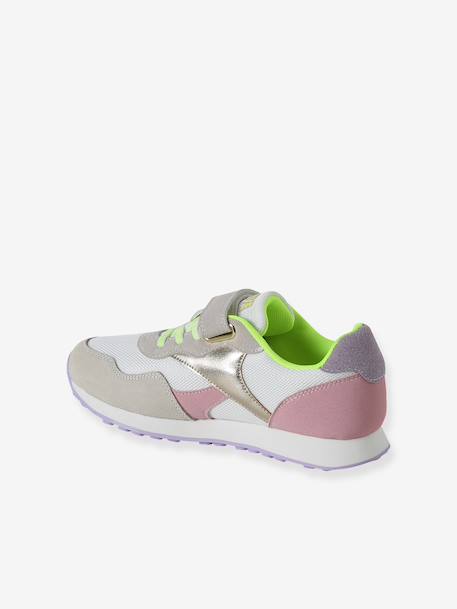 Girl's synthetic trainers set pink 