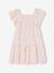 Smocked Dress with Floral Print rosy+vanilla 