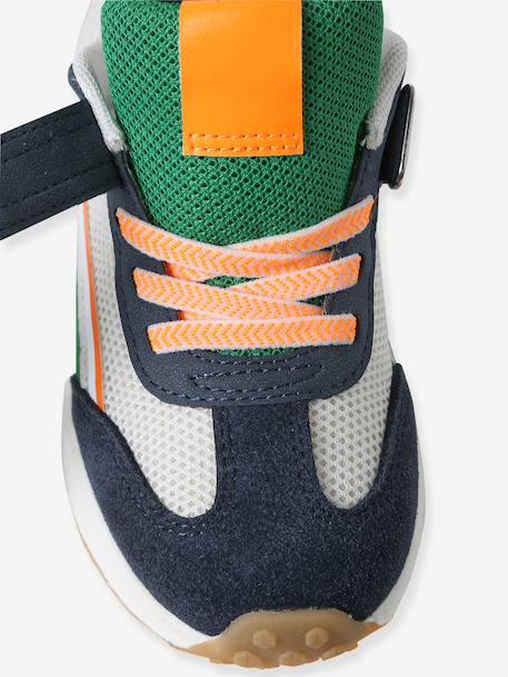Laces & Hook-and-Loop Trainers for Children, Designed for Autonomy printed blue+set beige+set blue 