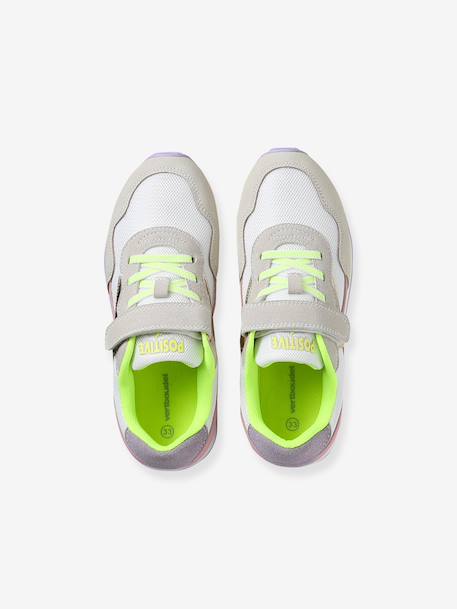 Girl's synthetic trainers set pink 
