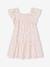 Smocked Dress with Floral Print rosy+vanilla 