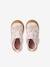 Fabric Indoor Shoes in Printed Fabric, with Hook-&-Loop Strap, for Babies chambray blue+printed pink+printed white 
