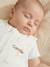 Sleeveless Sleeping Bag with Central Opening in Organic Cotton for Babies, LAPIN AOP printed white 