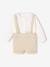 Occasion Wear Outfit: Shirt & Shorts for Babies beige+sage green 