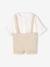 Occasion Wear Outfit: Shirt & Shorts for Babies beige+sage green 