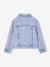Denim Jacket for Girls light blue+medium blue 
