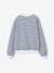 Oversized sweatshirt brown+navy blue+vanilla 