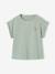 Sportswear T-Shirt for Girls ecru+sage green 