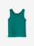 Ribbed Knit Tank Top for Girls emerald green 