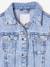 Denim Jacket for Girls light blue+medium blue 