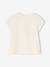 Pack of 3 long-sleeved t-shirts for girls - BASICS ecru+striped red 