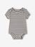 Pack of 3 short-sleeved dog print bodysuits for babies anthracite 