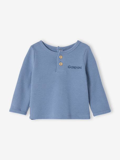 3-Piece Ensemble for Newborn Babies blue+ecru 
