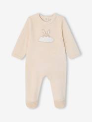 -Velvet sleepsuit for newborns 