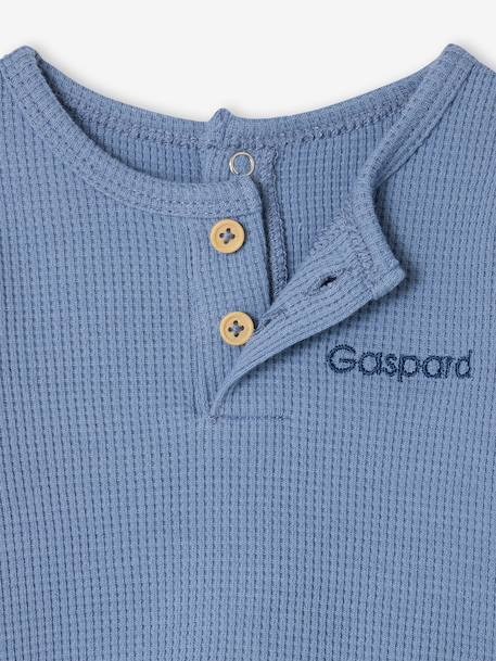 3-Piece Ensemble for Newborn Babies blue+ecru 