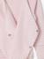 Set of baby bodysuit, leggings and striped beanie marl pink 