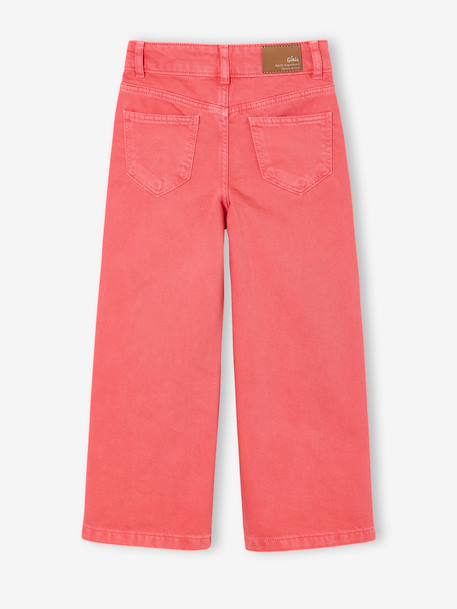 Wide Leg MorphologiK Trousers for Girls coral+grey green+khaki+old rose 