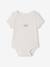 Pack of 3 short-sleeved dog print bodysuits for babies anthracite 