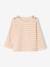 Striped T-Shirt for Girls ecru 