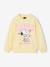 Snoopy girl's sweatshirt pastel yellow 