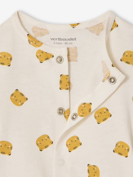 Pack of 2 boys' organic cotton pyjamas yellow 