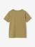 Printed boy's t-shirt aqua green+marl white+medium blue+mint green+ochre+olive+terracotta 