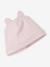 Set of baby bodysuit, leggings and striped beanie marl pink 