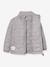 Lightweight quilted jacket for children MATNAVA MINI A TURE almond green+carrot+soft lilac 