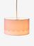Scalloped pendant lampshade pale pink 
