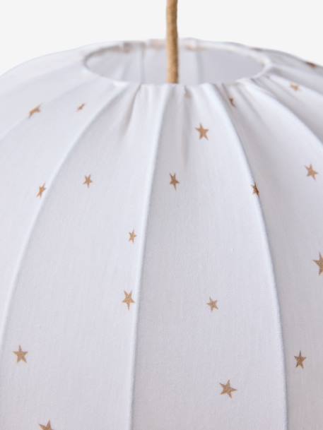Fabric globe lampshade for pendant light beige 