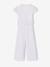 Girl's playsuit in English embroidery white 