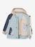 Lined hooded jacket for babies MATWALLY MINI A TURE light blue 