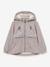 Girl's windproof and water-repellent softshell hooded jacket MATALGEA MINI A TURE mauve 