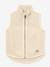 Teddy fleece cardigan for children MATBATTAL MINI A TURE cinnamon+ecru+plum 