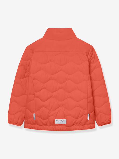 Lightweight quilted jacket for children MATNAVA MINI A TURE almond green+carrot+soft lilac 