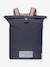 Children's backpack deep blue+sage green 