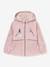 MATALGEA Mid-Season Waterproof Jacket with Fleece Lining, for Girls, MINI A TURE dusky pink+rosy+sage green 
