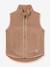 Teddy fleece cardigan for children MATBATTAL MINI A TURE cinnamon+ecru+plum 