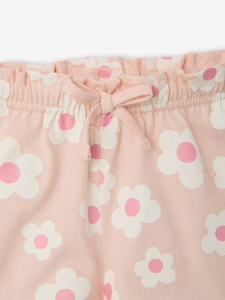 Winnie the Pooh floral set for baby girls pale pink 