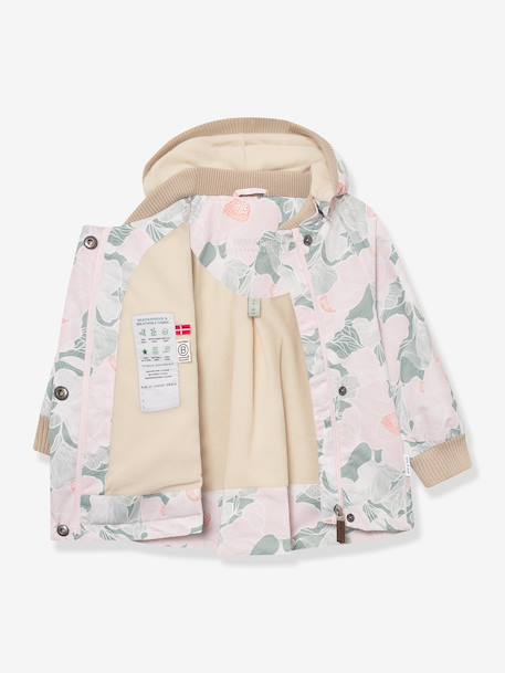 MATWIAMI MINI A TURE baby's quilted hooded jacket rosy 