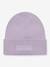 Knitted beanie for children MATBOJE MINI A TURE lilac+sand beige 