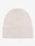 Knitted beanie for children MATBOJE MINI A TURE lilac+sand beige 
