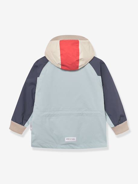 Lined hooded jacket for babies MATWALLY MINI A TURE light blue 